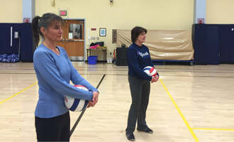 Coach Tracy and Coach Monika